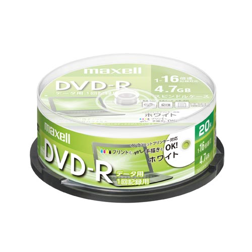 マクセル DVD−Rデータ用 16倍速 20枚SP