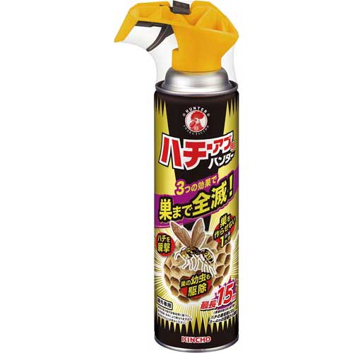 金鳥 巣まで全滅ハチ・アブ用ハンター510mL