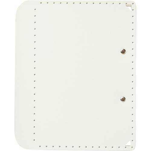 プラス A5サイズにおりたためるA4クリップボード+ホワイ【取寄商品】