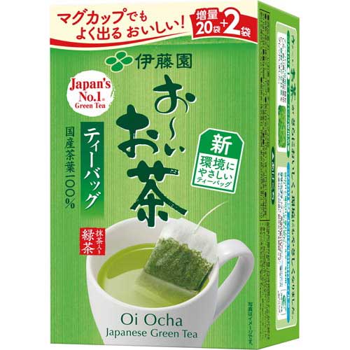 伊藤園 おーいお茶ティーバッグ　抹茶入り緑茶　22袋入
