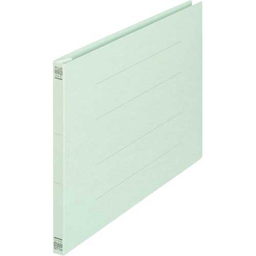 プラス フラットファイルA4横ブルー10冊