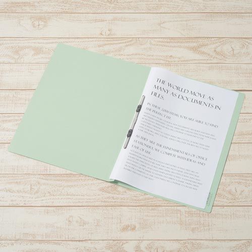 プラス フラットファイルA3縦ブルー10冊【取寄商品】