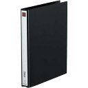 キングジム リングファイル エコノミーA4S 黒×10【取寄商品】