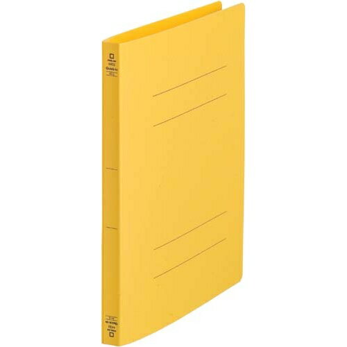 キングジム フラットファイルクイックイン＜PP＞A4縦　黄　10冊【取寄商品】