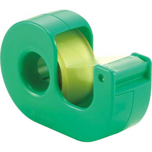 ニチバン セロテープ小巻カッター付まっすぐ切れる グリーン