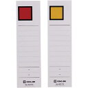 キングジム GボックスPP4631N用背見出紙 赤/黄 20枚【取寄商品】