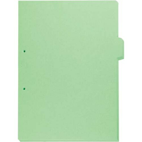 キングジム カラーインデックス5山A4縦緑200枚【取寄商品】