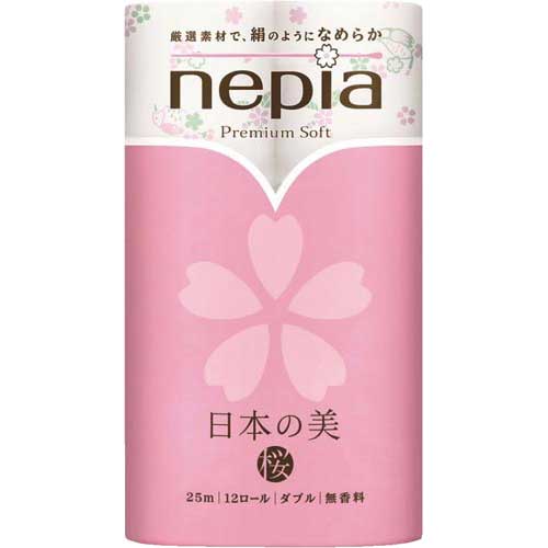 王子ネピア ネピアプレミアムソフト12ロール日本の美桜