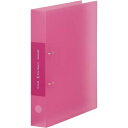 キングジム シンプリーズ Dリング(透明) ピンク 10冊入【取寄商品】