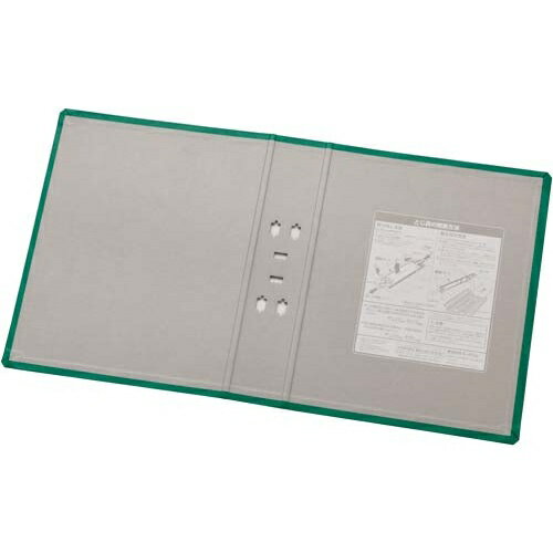 キングジム キングFSDDE替表紙 緑A4縦背幅66mm10冊【取寄商品】