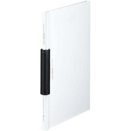 キングジム クリアーファイルラクルグリップ　白　8冊入【取寄商品】