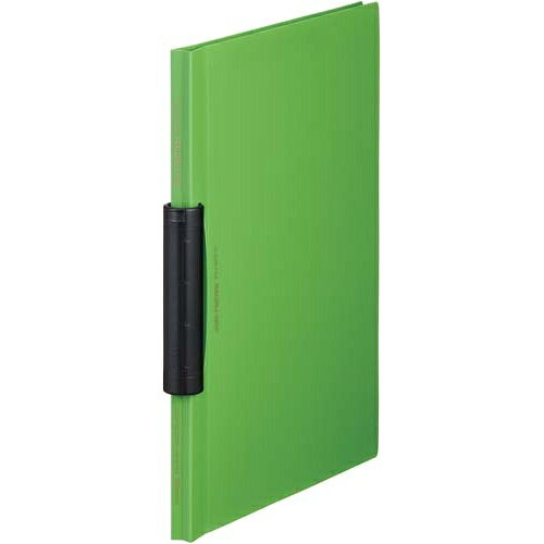 キングジム クリアーファイルラクルグリップ　緑　8冊入【取寄商品】