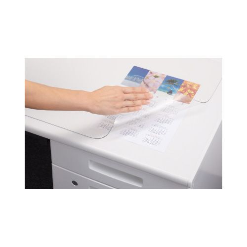 カウネット デスクマット 透明/中厚 下敷無 995×695