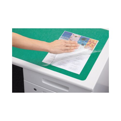 カウネット デスクマット 透明/中厚 下敷有 600×450