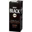 UCC BLACK無糖紙パック　200ml　24本