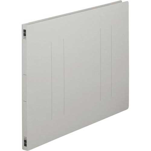 カウネット フラットファイル樹脂とじ具 A3横 灰 10冊