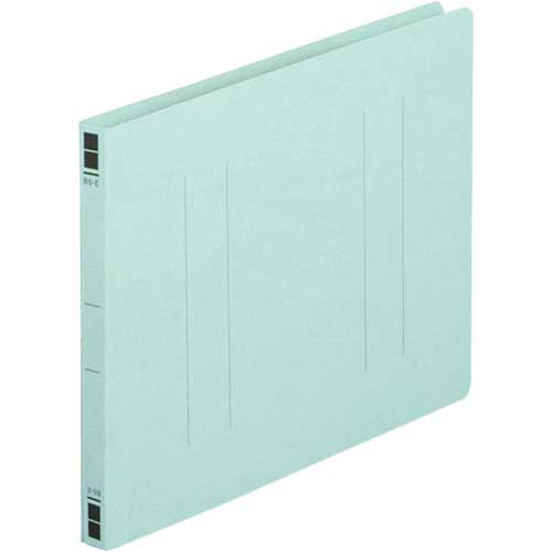 カウネット フラットファイル樹脂とじ具 B5横 青 10冊