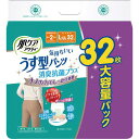 日本製紙クレシア 肌ケア　アクティ　うす型パンツ　L−LL32枚