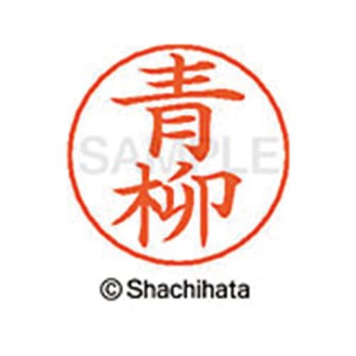 シヤチハタ ネームペン用ネーム　シルバー　既製　青柳【取寄商品】(3)