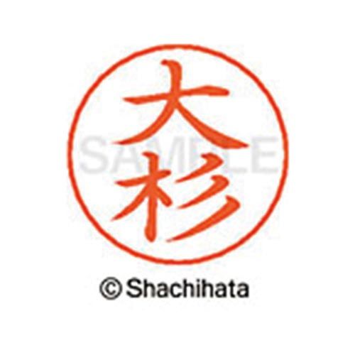 シヤチハタ ネームペン用ネーム　シルバー　既製　大杉【取寄商品】