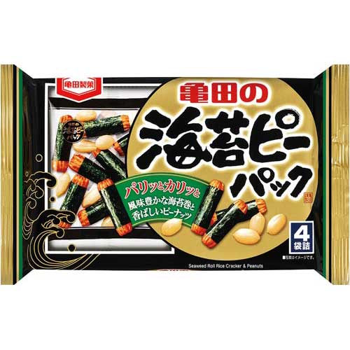 亀田製菓 海苔ピーパック　4袋詰のサムネイル