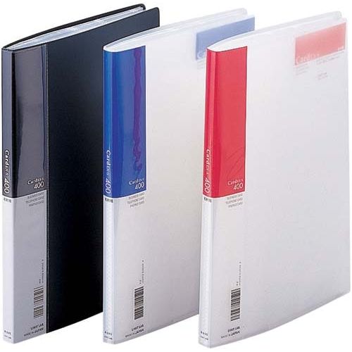 リヒトラブ 名刺ホルダー400名 クロ【取寄商品】