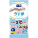 エステー ファミリー ビニールうす手指先強化 M 3双