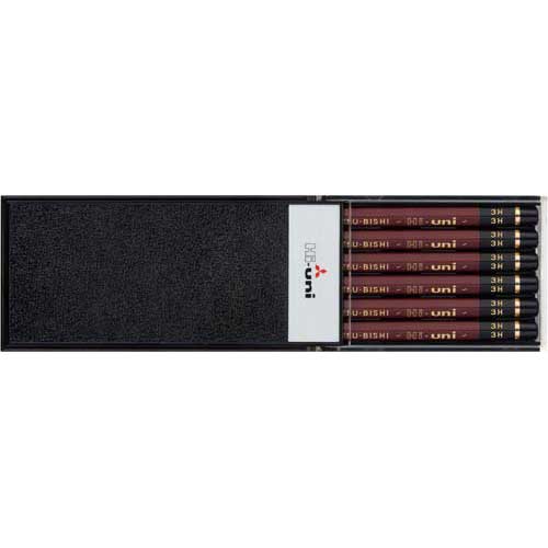 三菱鉛筆 鉛筆ハイユニ 3H 12本入【取寄商品】