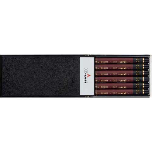 三菱鉛筆 鉛筆ハイユニ 4H 12本入【取寄商品】