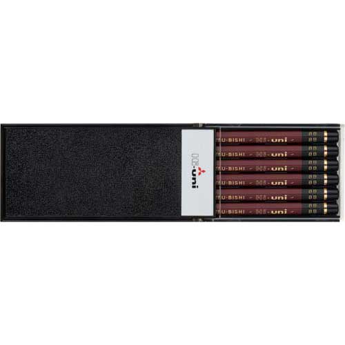 三菱鉛筆 鉛筆ハイユニ 8B 12本入【取寄商品】
