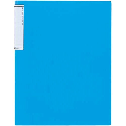 リヒトラブ TEFFAクリヤーブック（スリムタイプ）青20冊【取寄商品】
