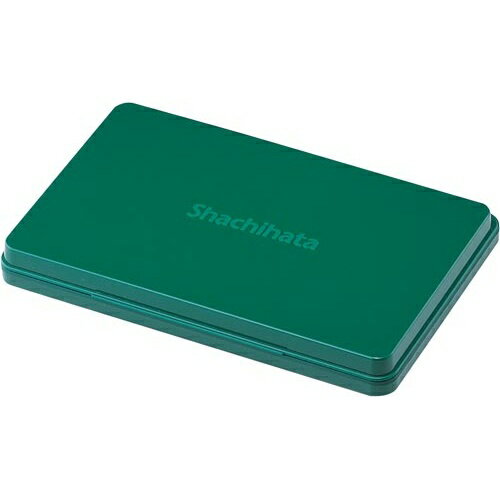 シヤチハタ スタンプ台（油性顔料）特大　緑【取寄商品】