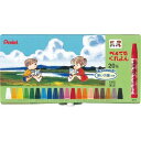 ぺんてる ぺんてるくれよん 20色×5【取寄商品】
