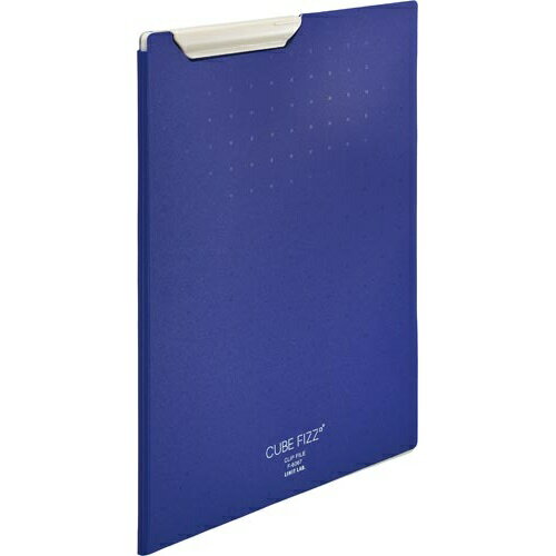 リヒトラブ CUBE FIZZ クリップファイルA4 ネイビー【取寄商品】