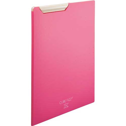 リヒトラブ CUBE FIZZ クリップファイル A4 ピンク【取寄商品】