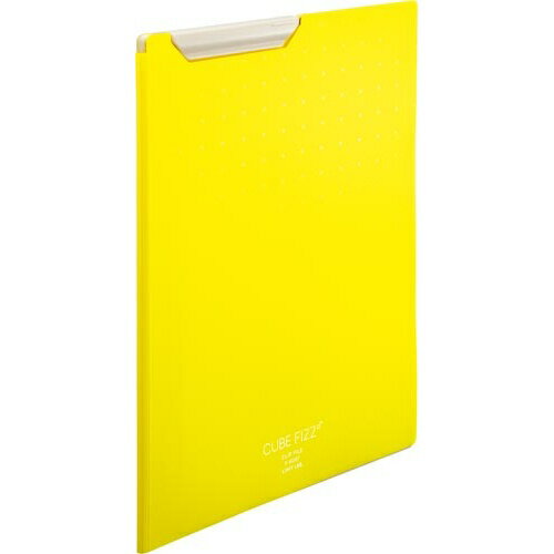リヒトラブ CUBE FIZZ クリップファイルA4 イエロー【取寄商品】