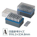 シヤチハタ 柄付ゴム印連結式セット 英字明朝体 2号【取寄商品】