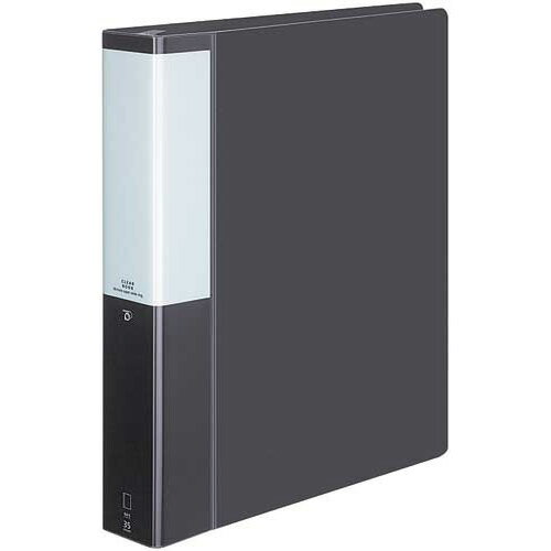 コクヨ クリヤーBポジティ替紙式濃灰A4縦背幅53mm4冊