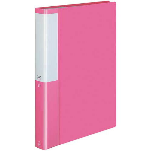 コクヨ クリヤーブックポジティ　A4縦　桃　60P　4冊