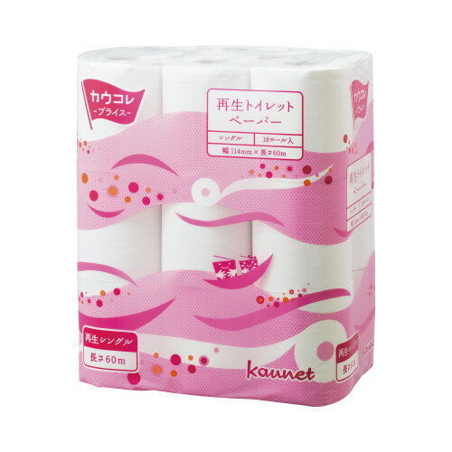 カウネット 再生トイレットペーパー　S60m　18個のサムネイル