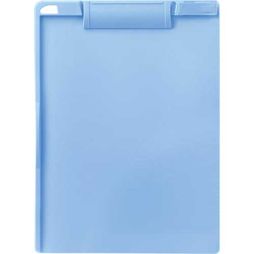 ソニック 抗菌 クリップボード A4タテ ライトブルー