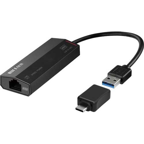 バッファロー 2．5Gbps対応LANアダプター変換コネクタ付