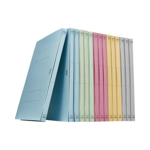 コクヨ iimo フラットファイル A4縦 青 10冊