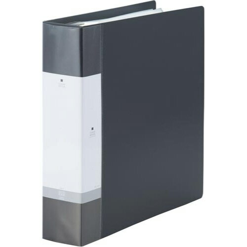 リヒトラブ クリヤーブック交換式 A4背幅65mm黒 12冊