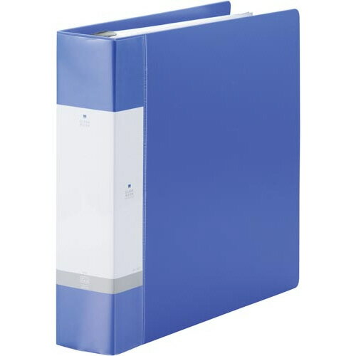 リヒトラブ クリヤーブック交換式 A4背幅65mm 青 12冊