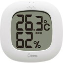 ドリテック デジタル温湿度計 ルミール ホワイト