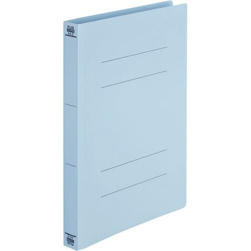 プラス PPフラットファイルA4縦厚とじロイヤルブルー1冊