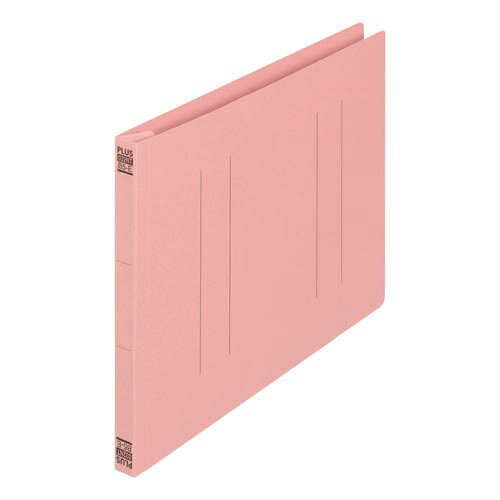 プラス フラットファイルB5E縦罫線タイプ ピンク