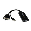 スターテック VGA − HDMI変換アダプタ USBオーディオ【取寄商品】