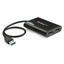 スターテック USB 3.0−2xDP アダプタ 4K/60Hz【取寄商品】